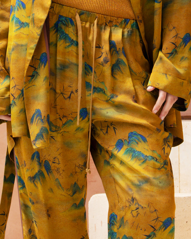 Pantalon Muji - Jaune - Image 2