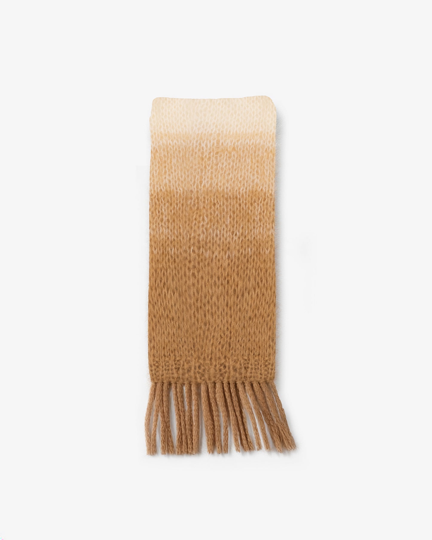Écharpe en mohair – dégradé ivoire et beige : Accessoires Mes Demoiselles