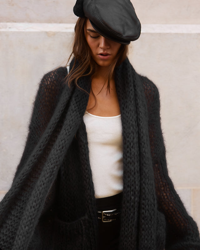 Écharpe Moh - Noir - Image 2