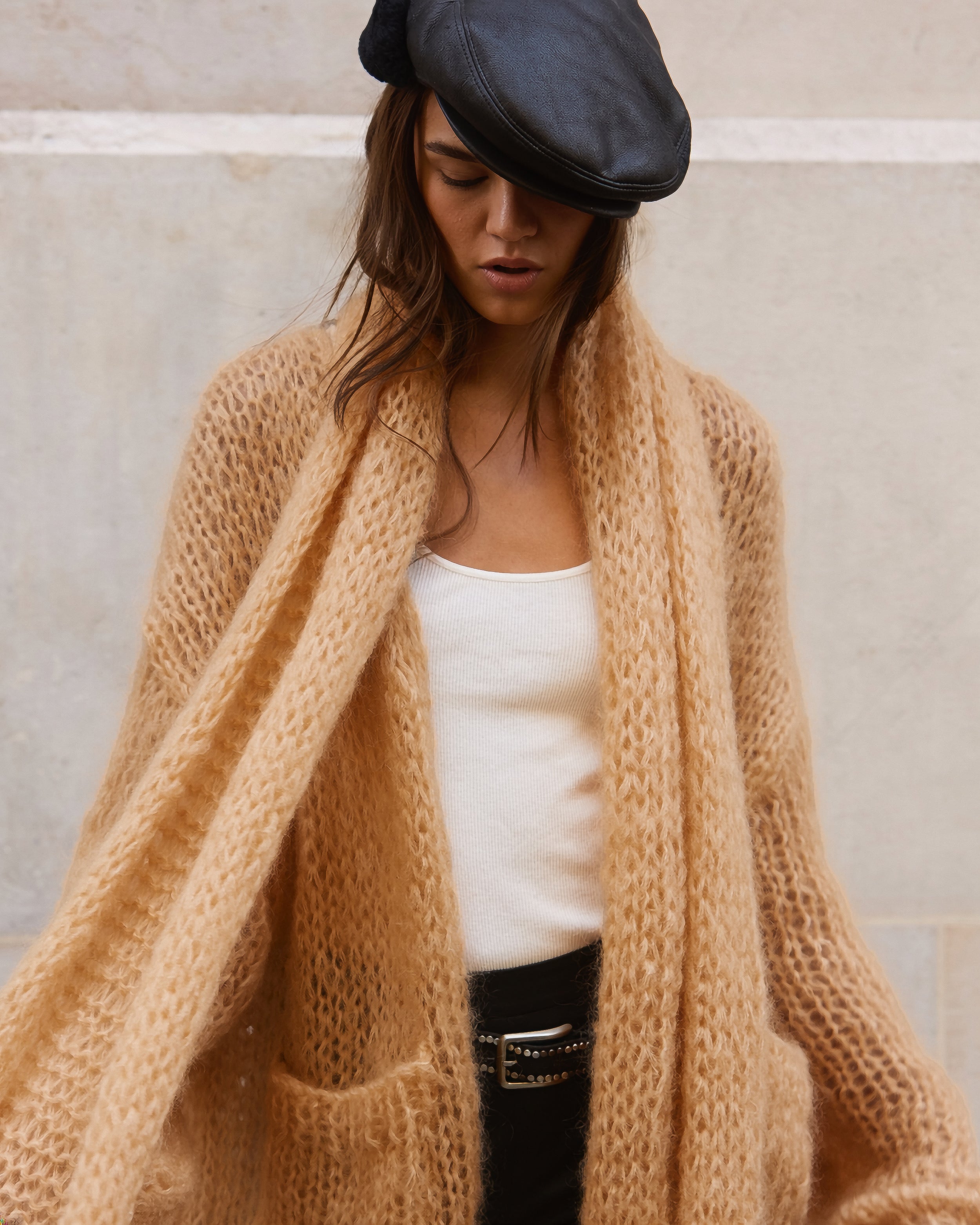 MES DEMOISELLES ニットカーディガン Morisse Cardigan Beige | Mes Demoiselles – Mes Demoiselles Paris