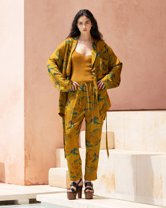 Pantalon Muji - Jaune - Image 3