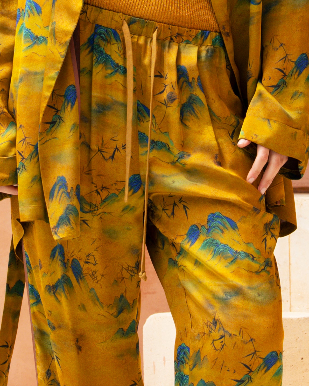 Muji Pants - Yellow - Image 2
