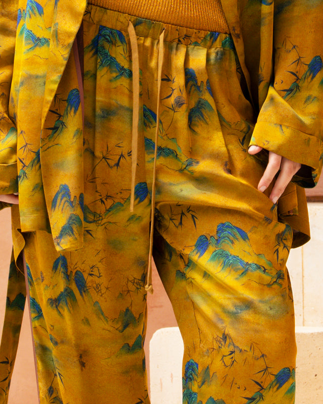 Pantalon Muji - Jaune - Image 2