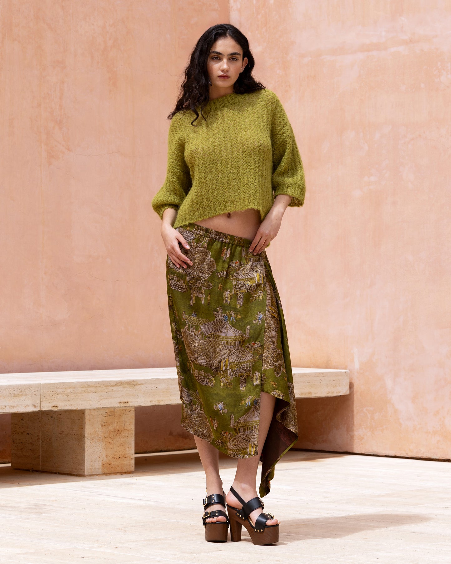 Pavo Skirt - Green