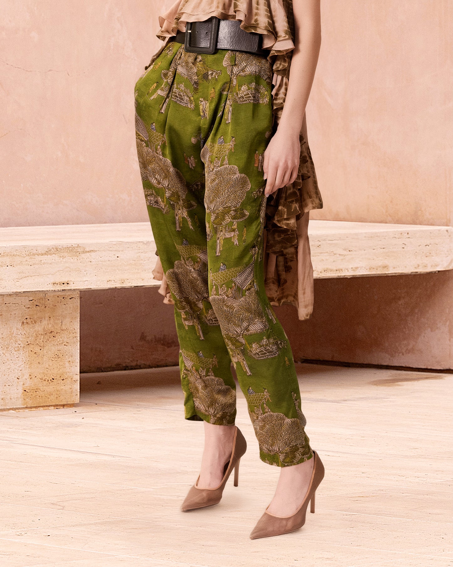 Pantalon Poussah - Vert