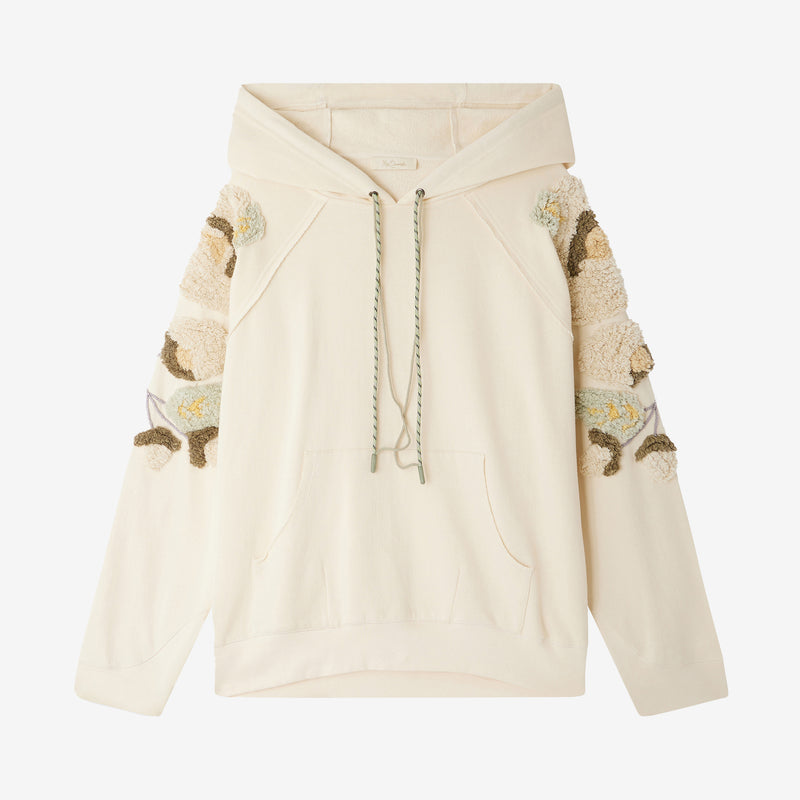 Hoodie Snapdragon - Ivoire