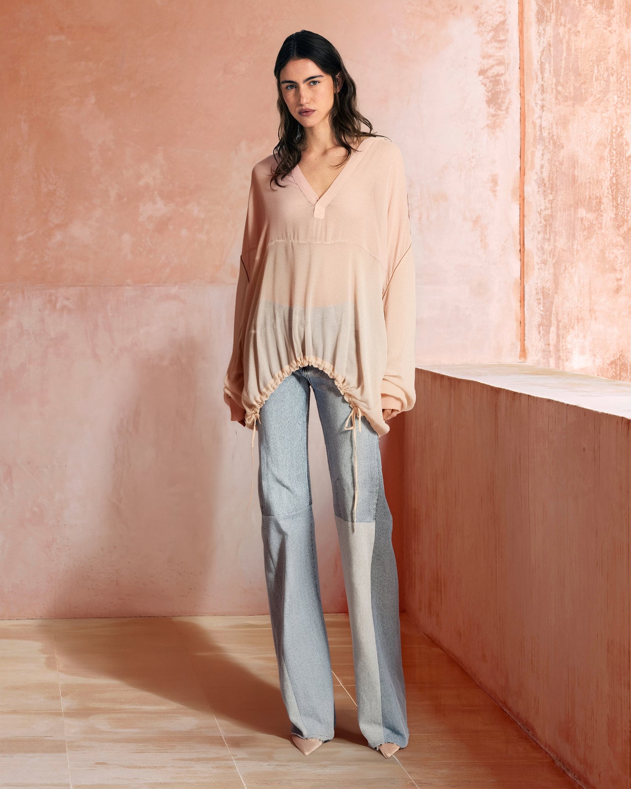 Hoodie Uvril - Rose - Image 1