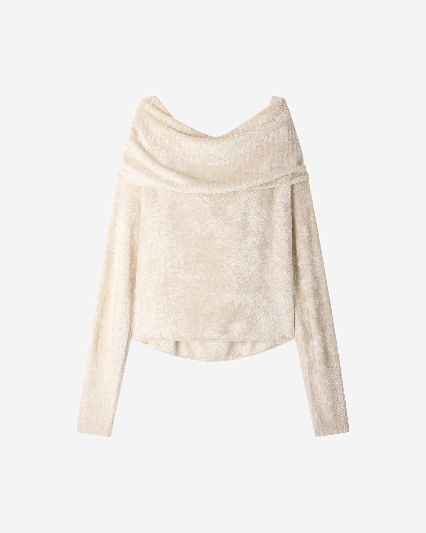 Long cardigan en mohair tricoté main – Dégradé noir et ivoire : Pulls & gilets Mes Demoiselles