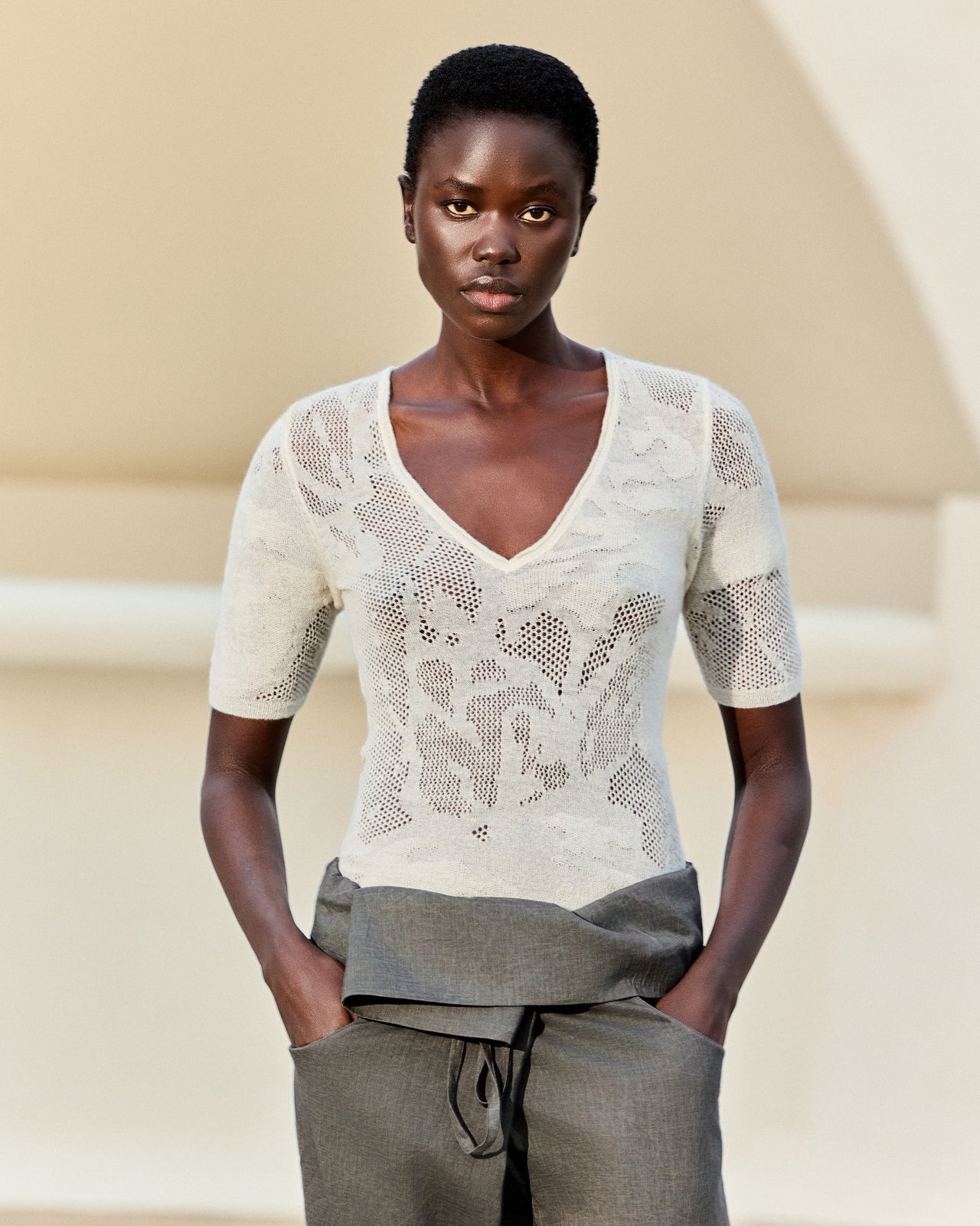 T-Shirt Apala - Ivoire - Image 2