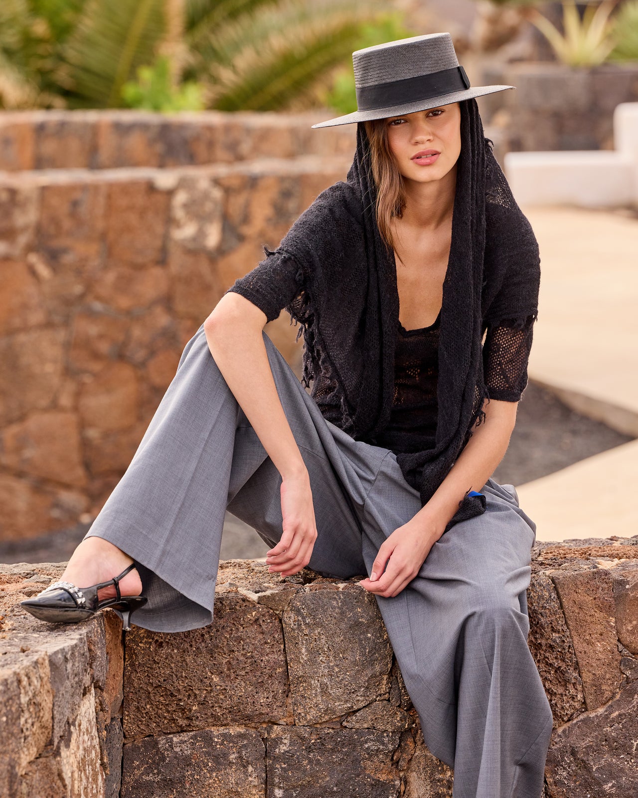 Aphina Scarf -  Black - Image 3