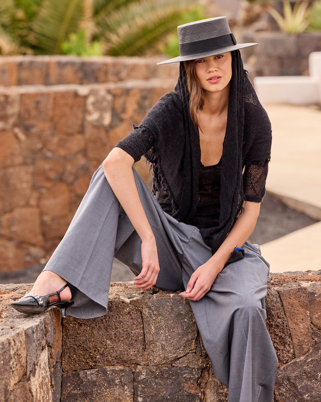 Foulard Aphina - Noir - Image 3