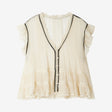 Bolly Top -  Ecru