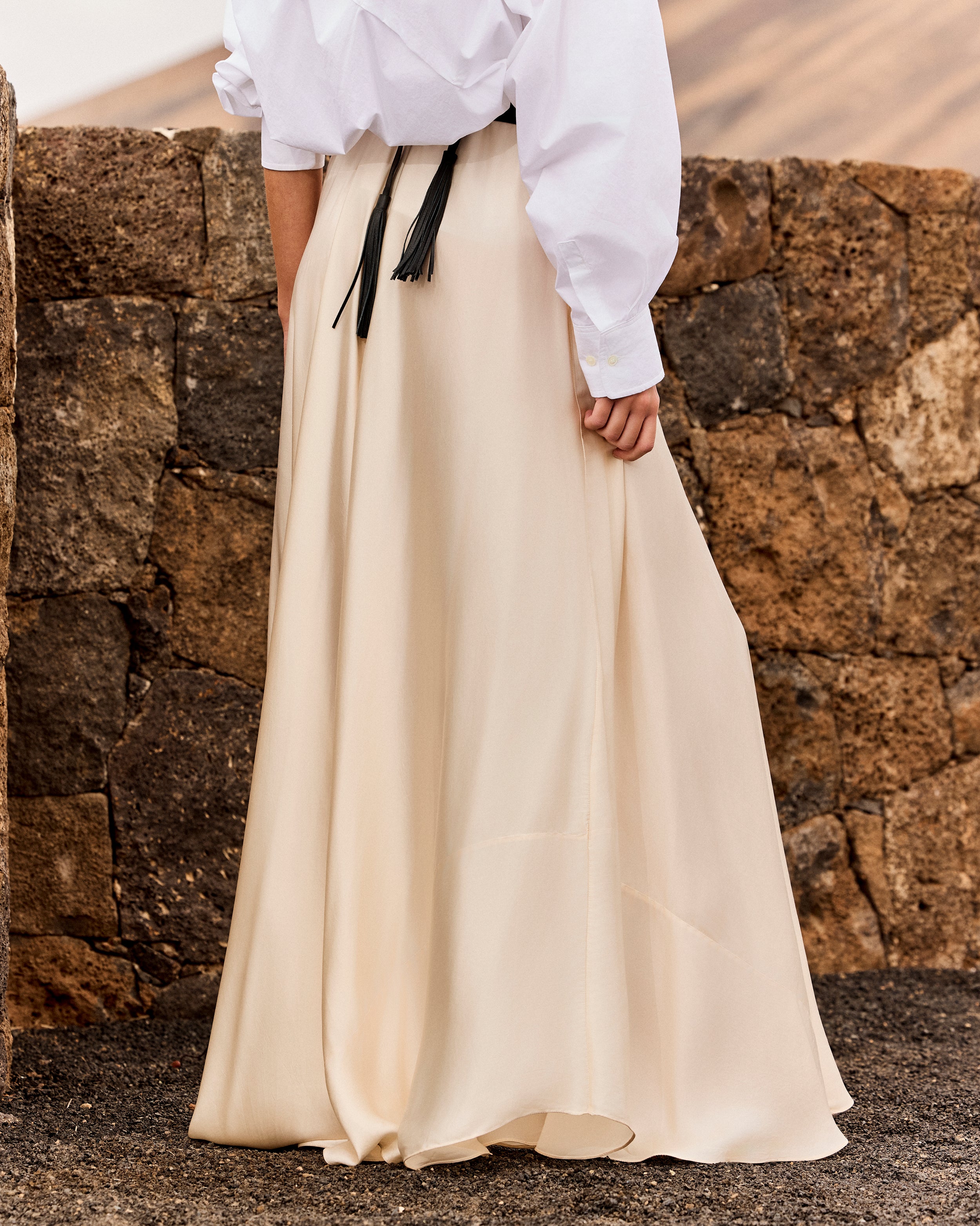 Calista Ecru Skirt | Mes Demoiselles – Mes Demoiselles Paris