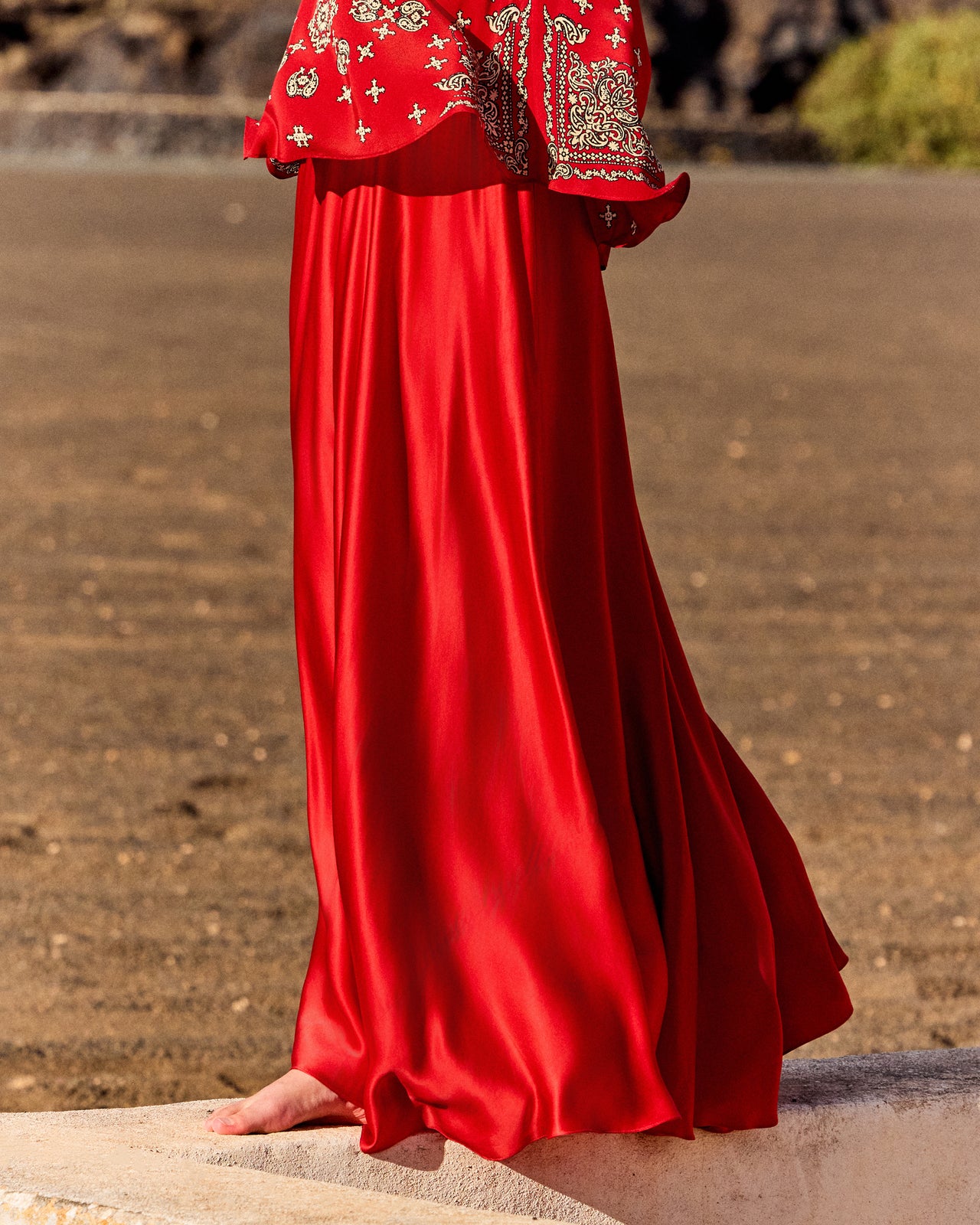 Jupe Calista - Rouge - Image 3