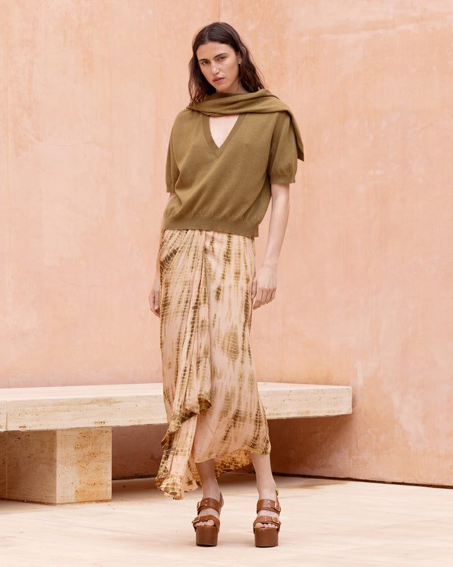 Camel Sweater - Olive Brown - Image 3