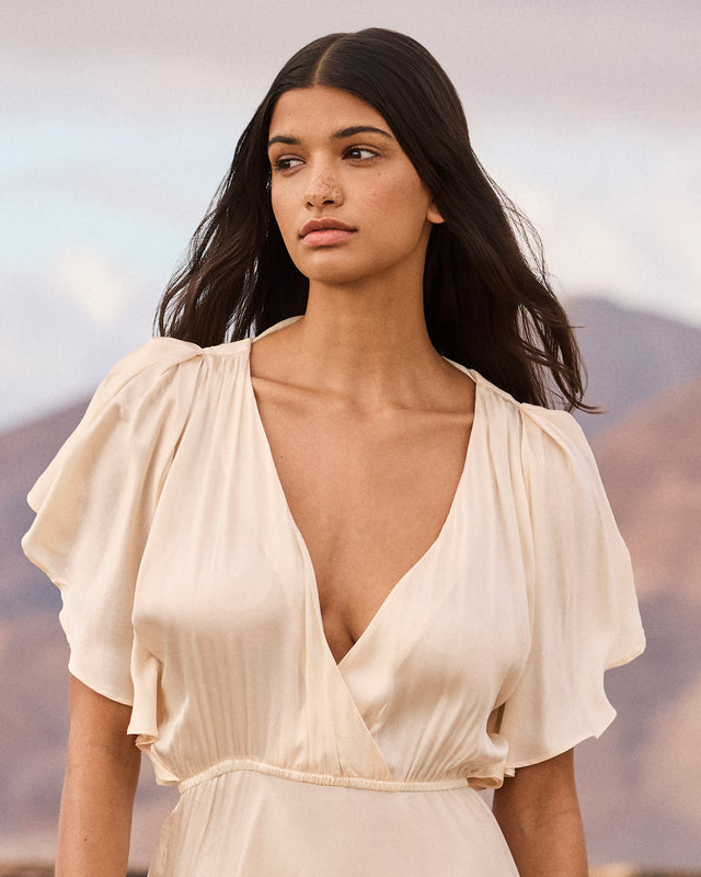 Cascais Dress -  Ecru - Image 3