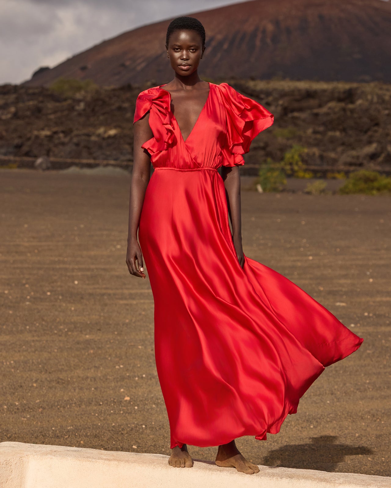 Robe Cascais - Rouge - Image 1