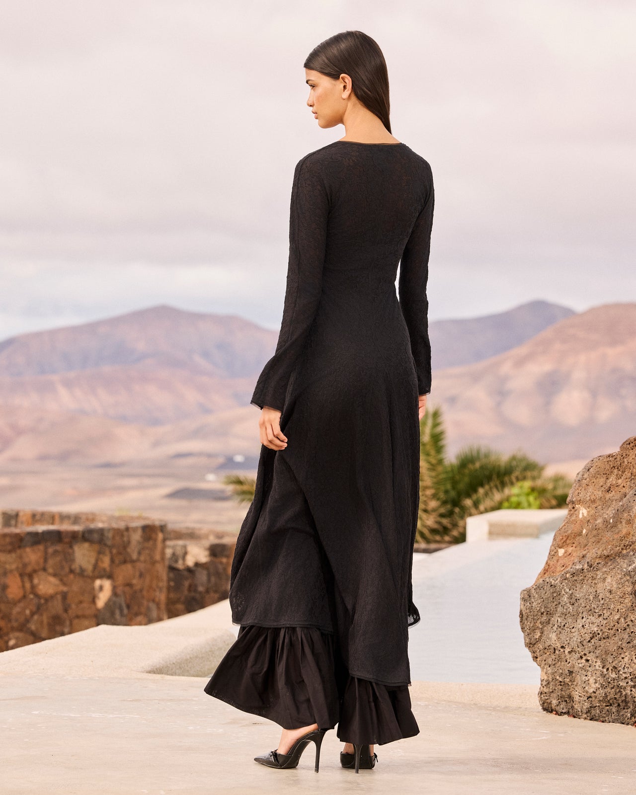 Dalhia Dress -  Black - Image 6