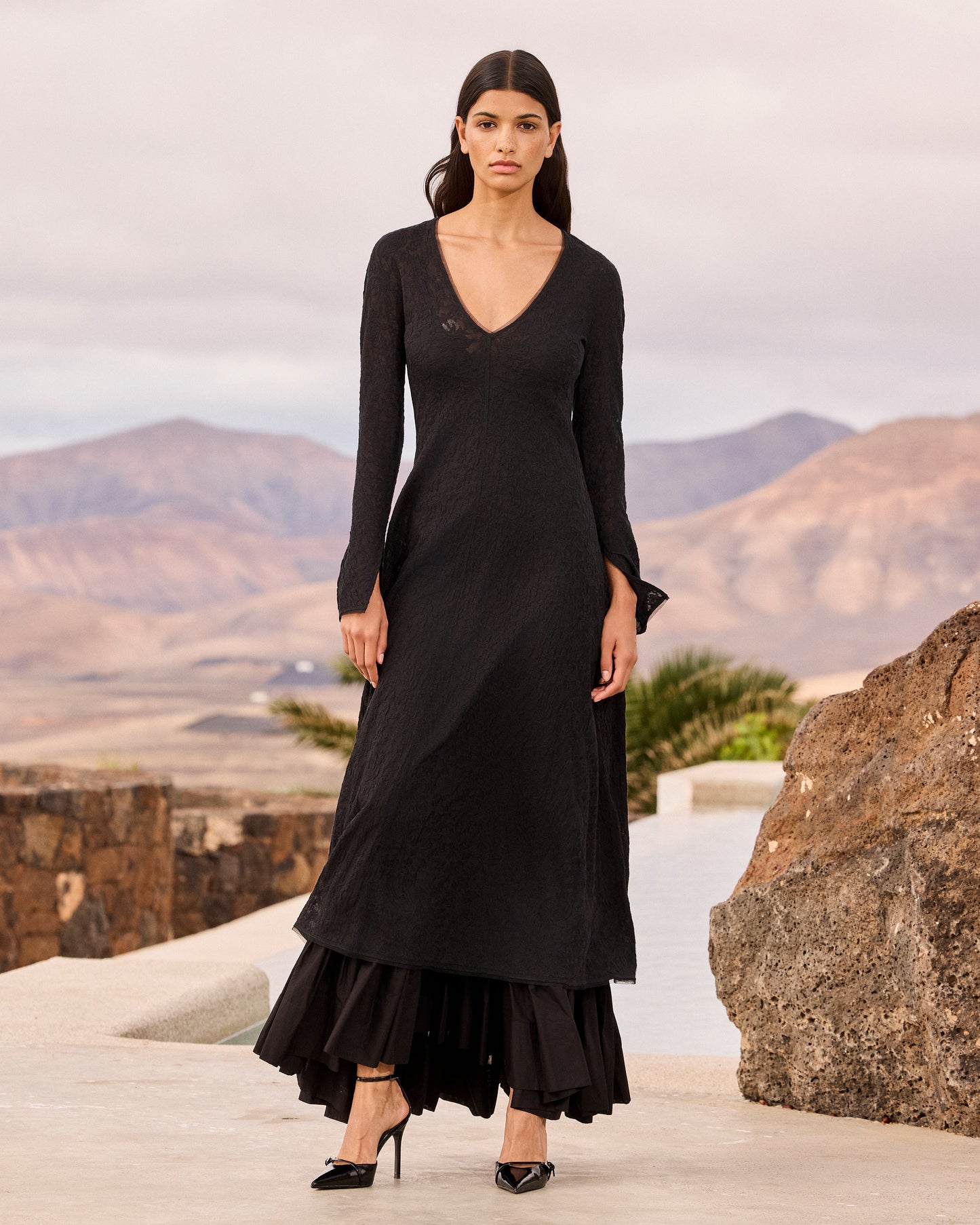 Dalhia Dress -  Black