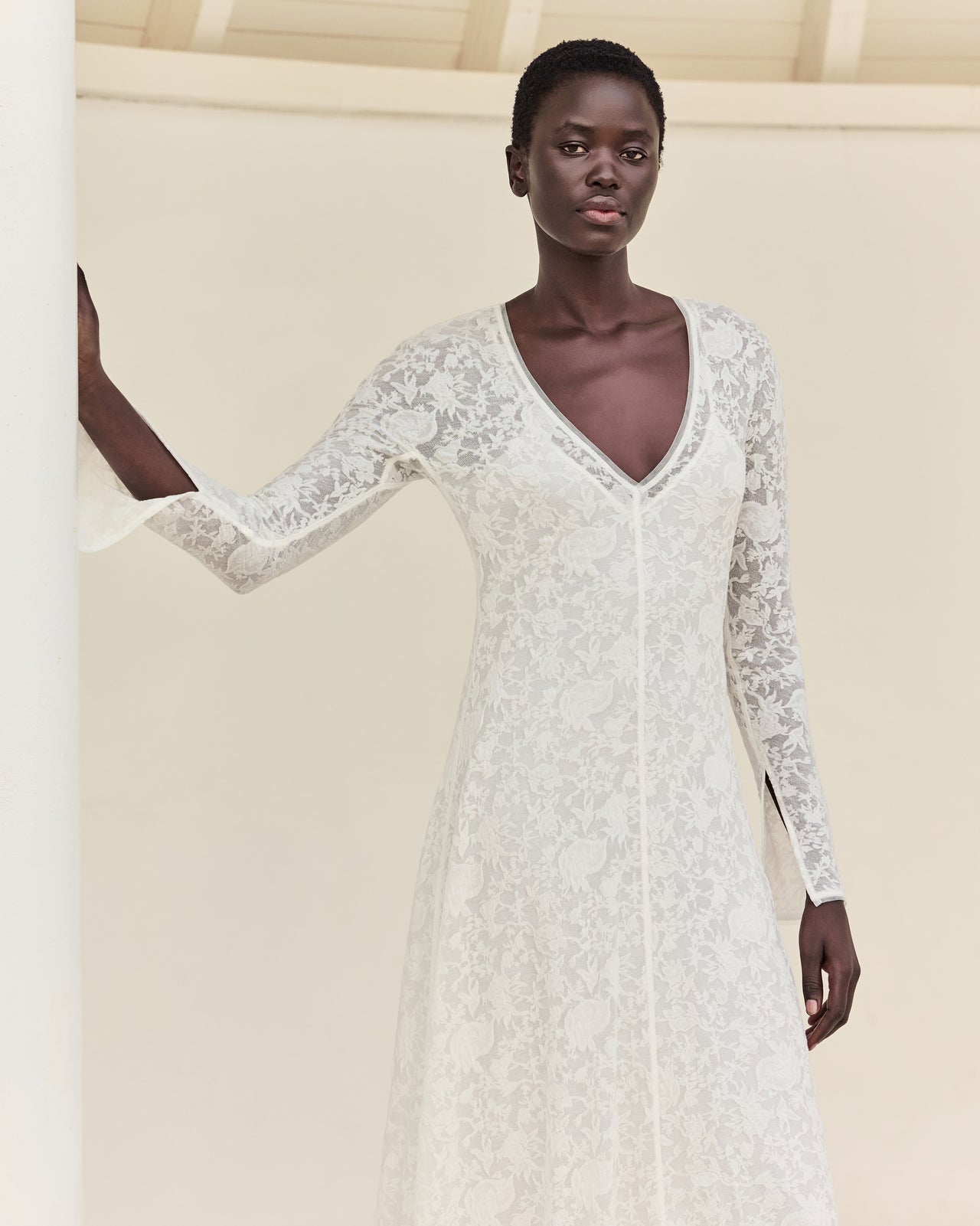 Robe Dalhia - Ecru - Image 6