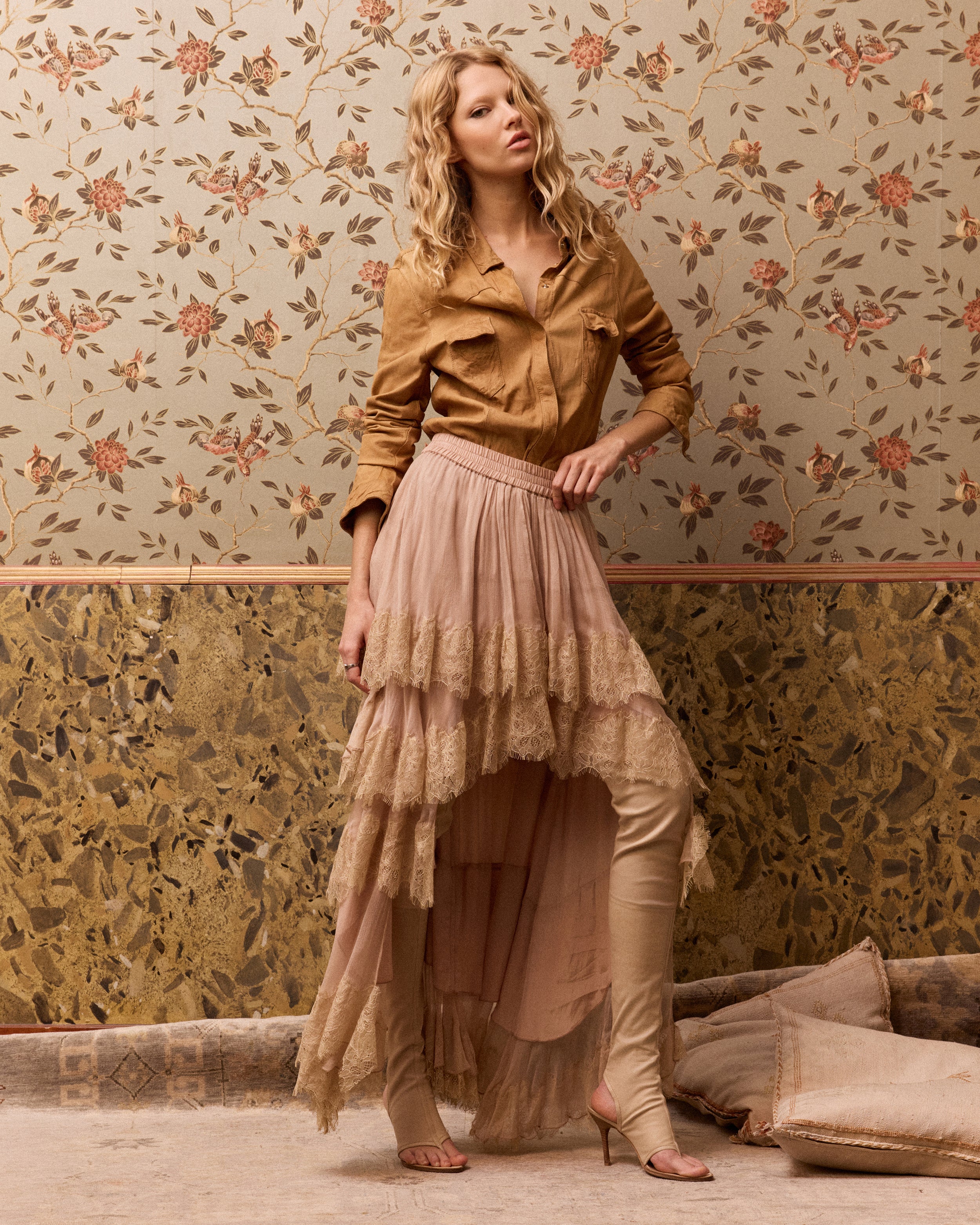 Dana Pink Skirt | Mes Demoiselles – Mes Demoiselles Paris