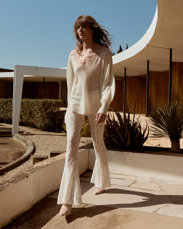 Pantalon Delphi - Blanc - Image 3