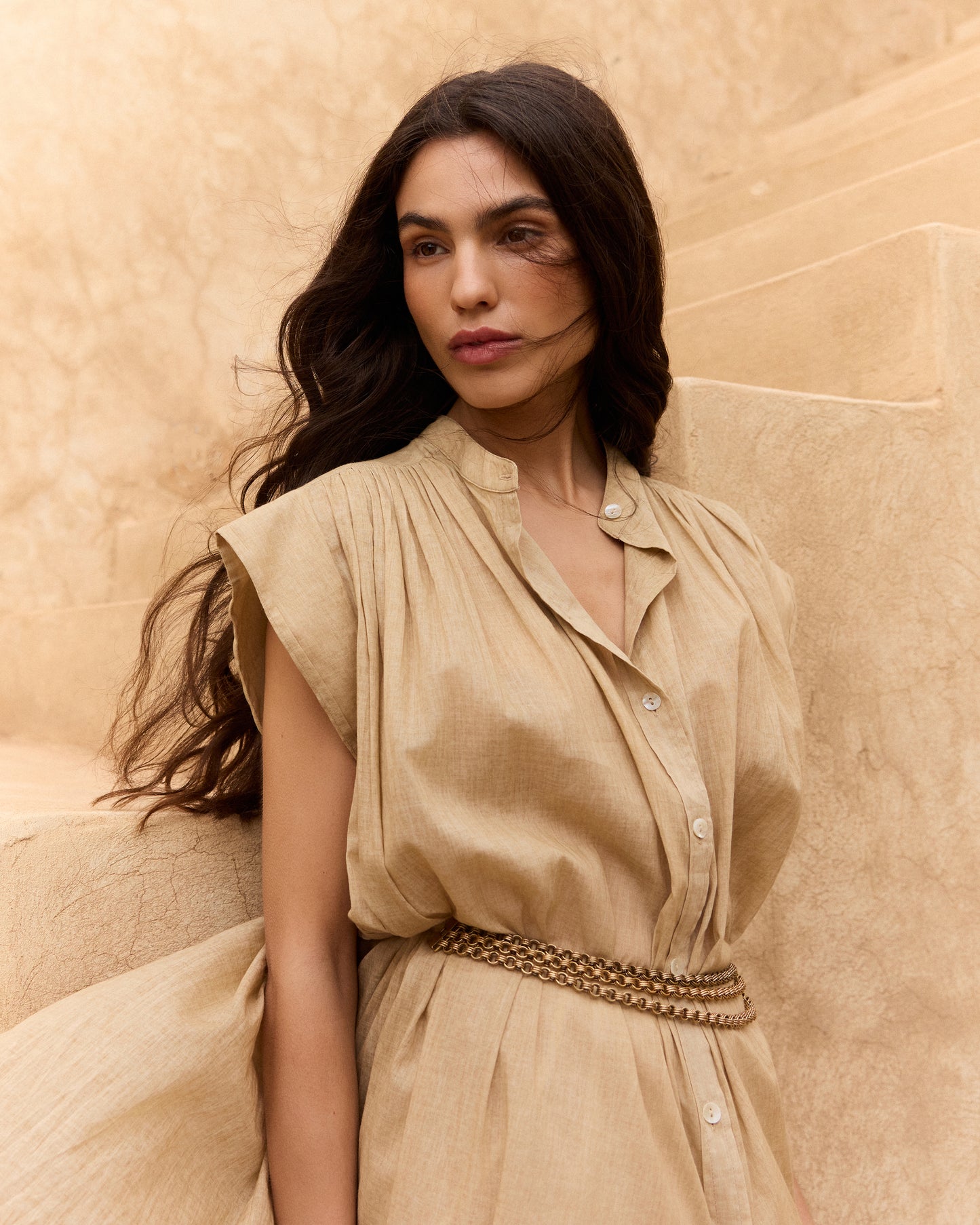 Dolly Dress - Beige
