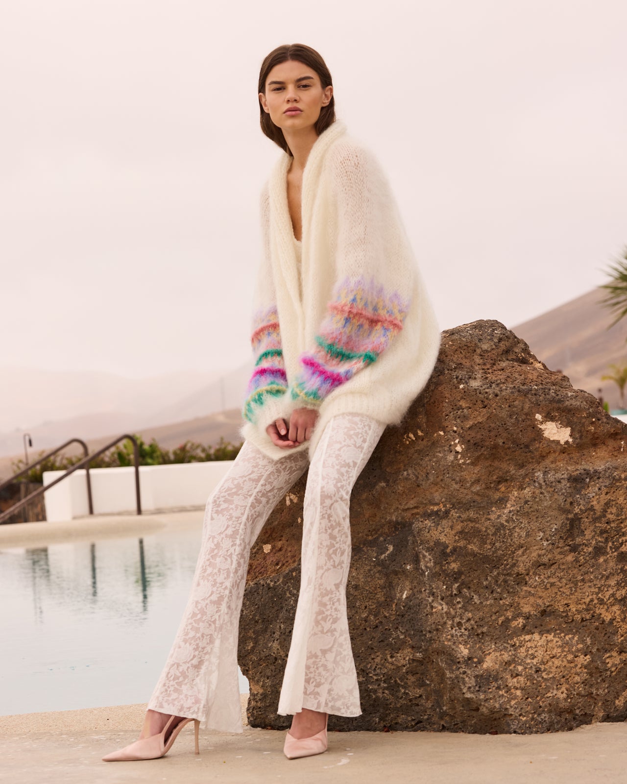 Flosi Cardigan -  Ivory - Image 6