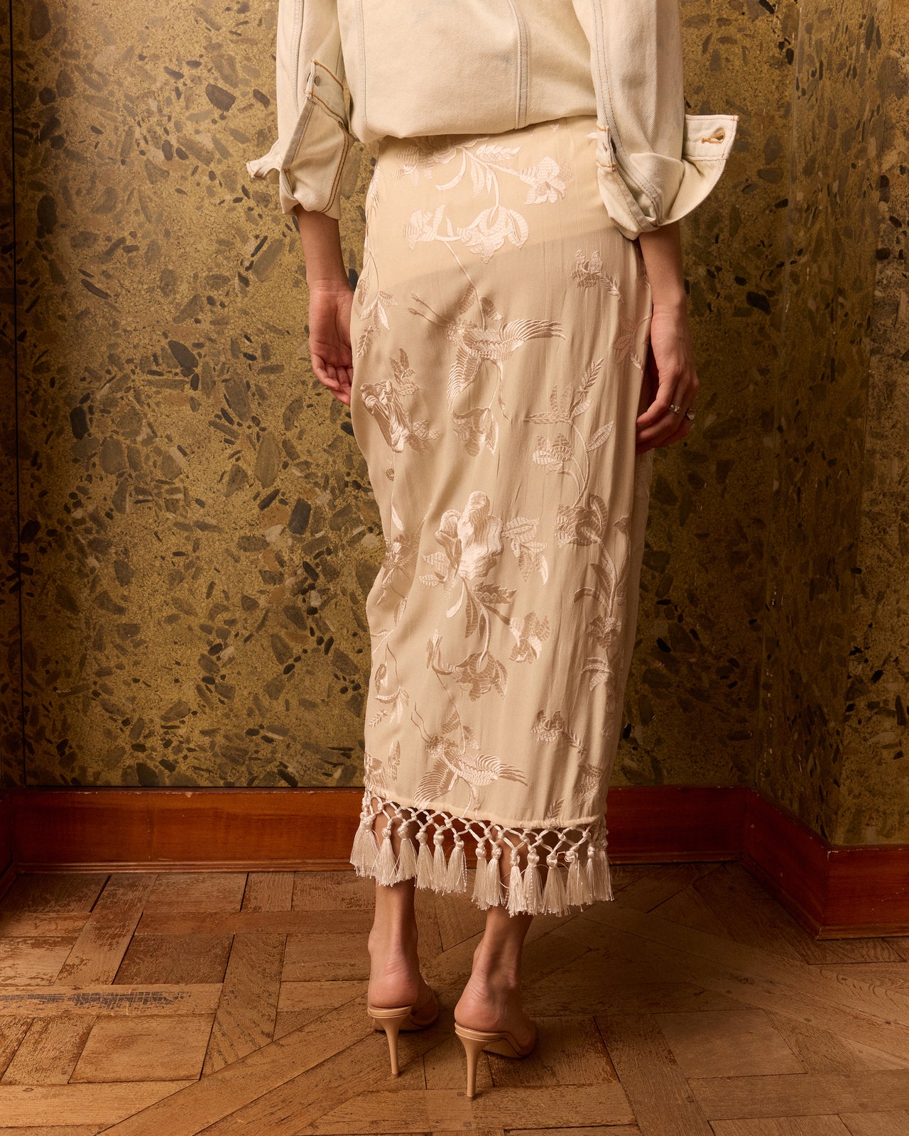 Crazy Skirt - Ecru - Image 7