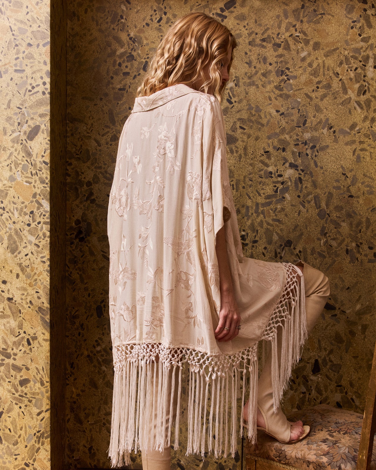 Poncho Franny - Écru - Image 6