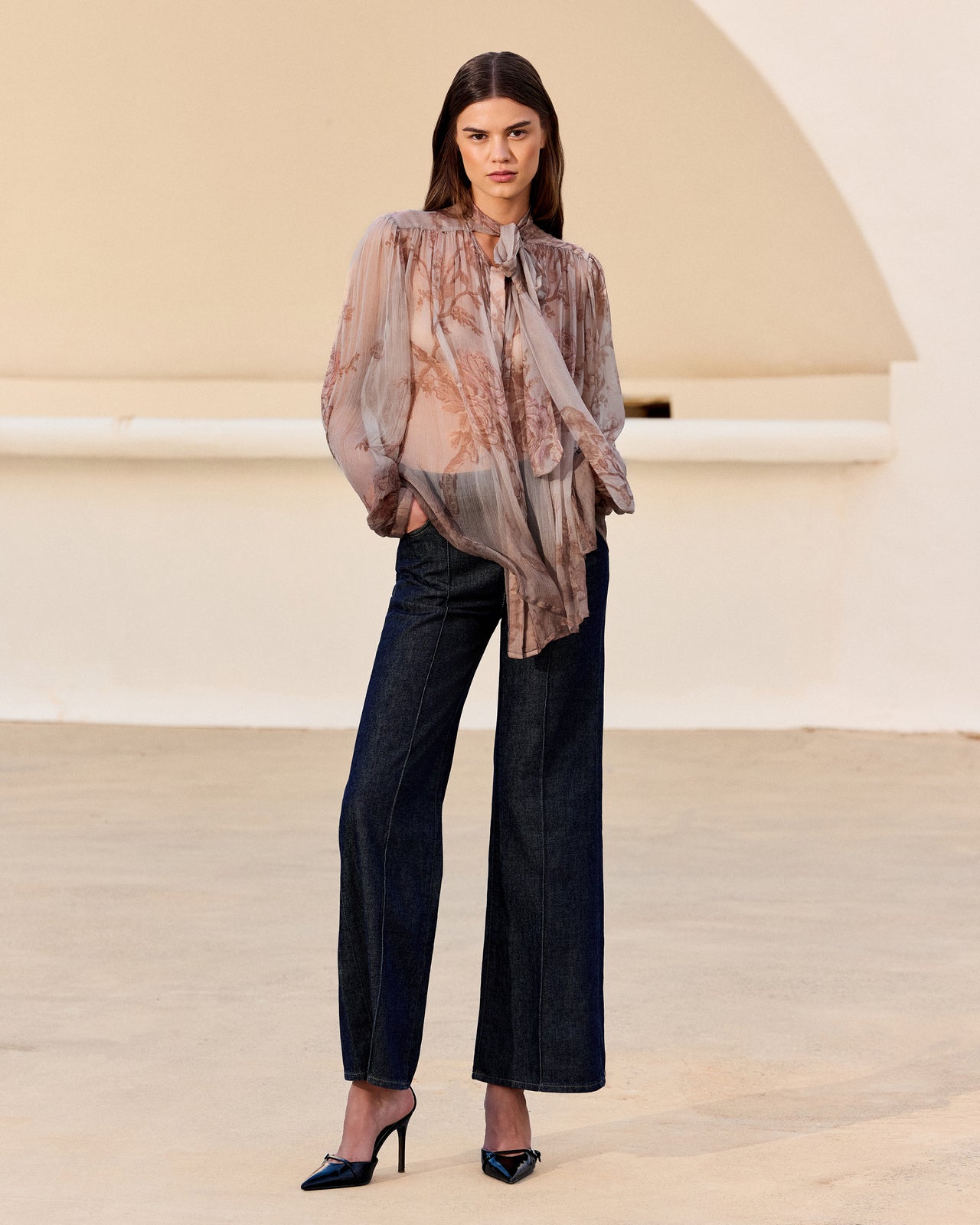 Blouse Game - Beige - Image 5