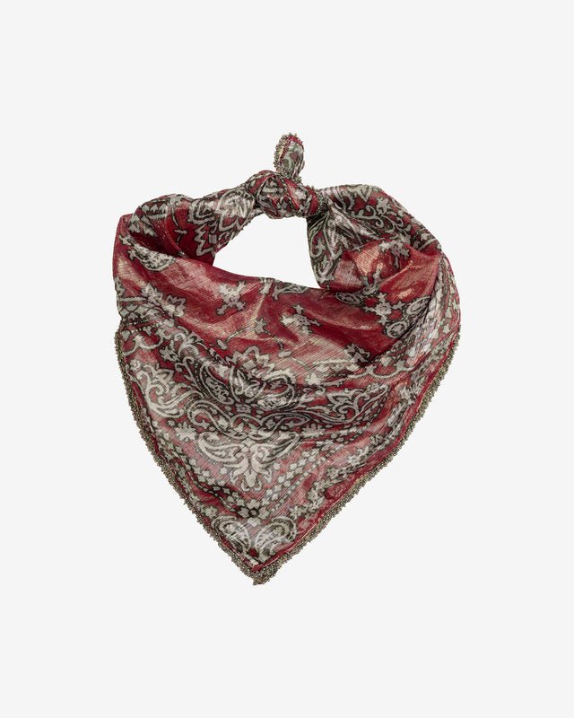 Foulard Gerica - Rouge - Image 3