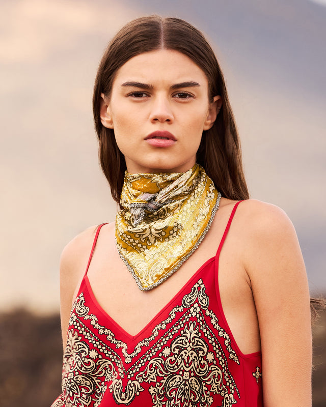 Foulard Gerica - Jaune - Image 1