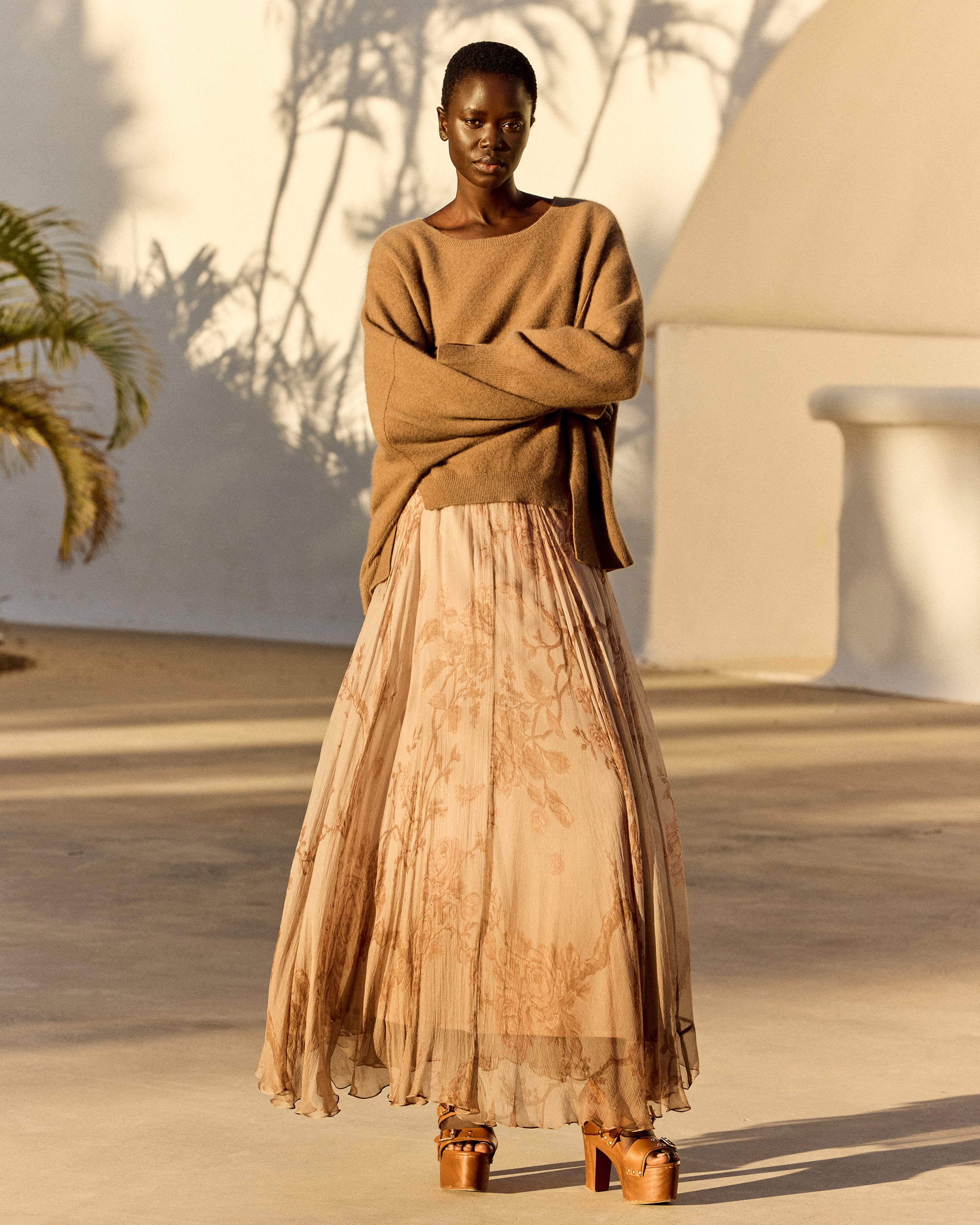 Gigi Beige Skirt | Mes Demoiselles – Mes Demoiselles Paris