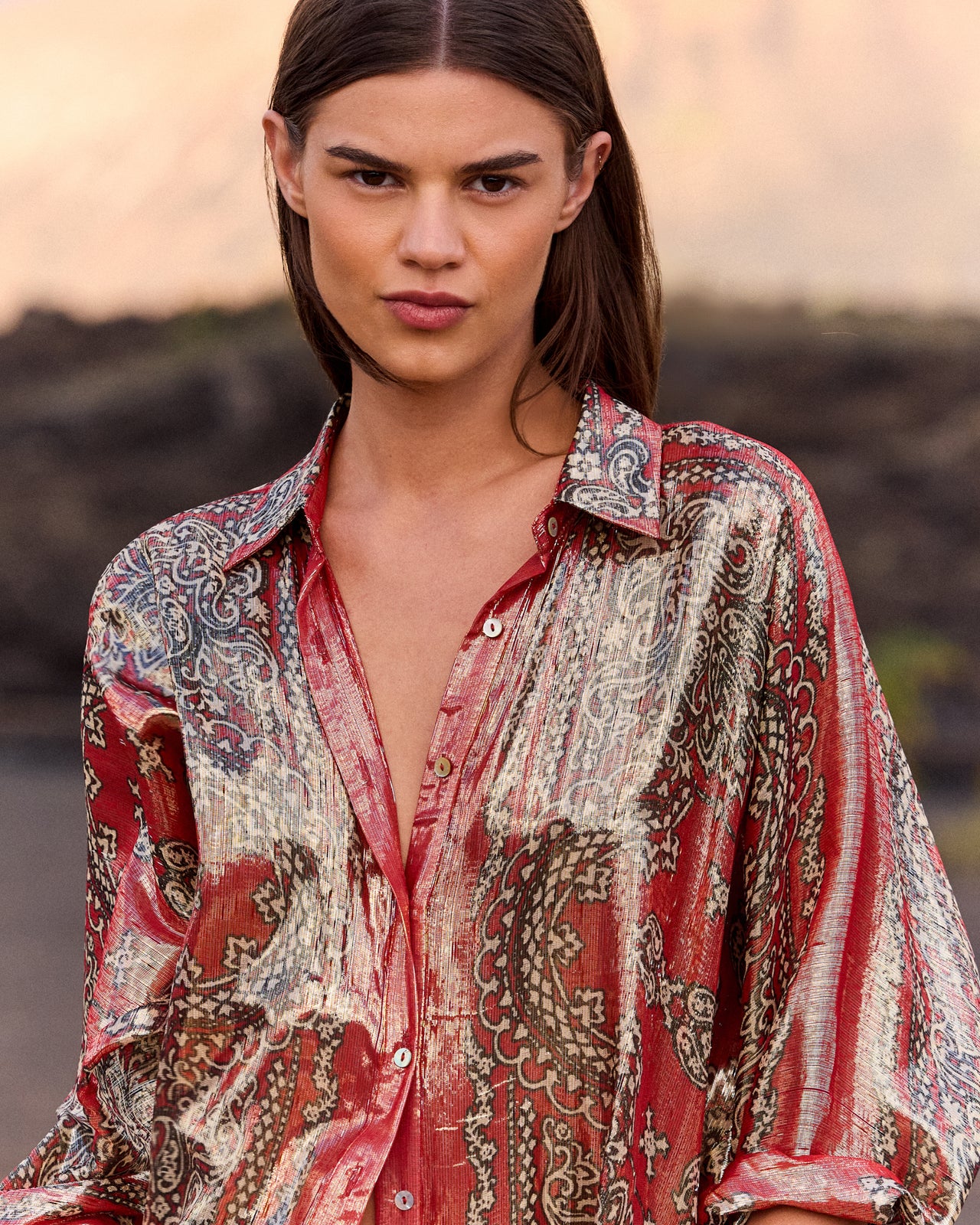 Glamour Shirt -  Red - Image 3