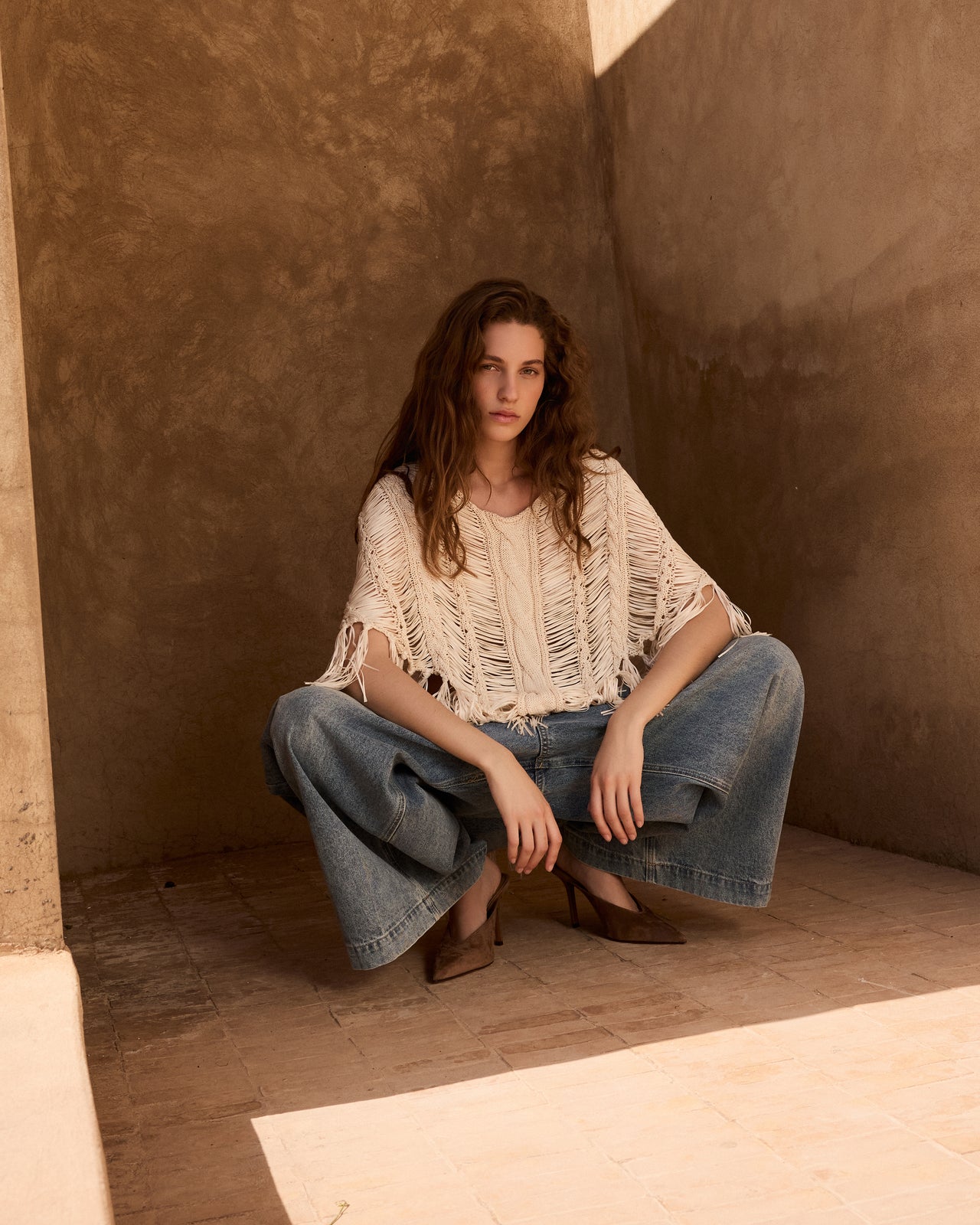 Graci Poncho - Ivory - Image 7