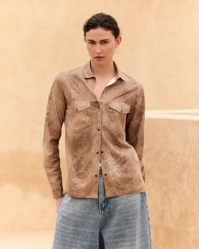Hall Shirt - Beige - Image 1