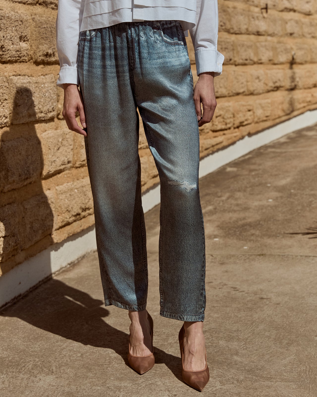 Pantalon Imina - Bleu - Image 4