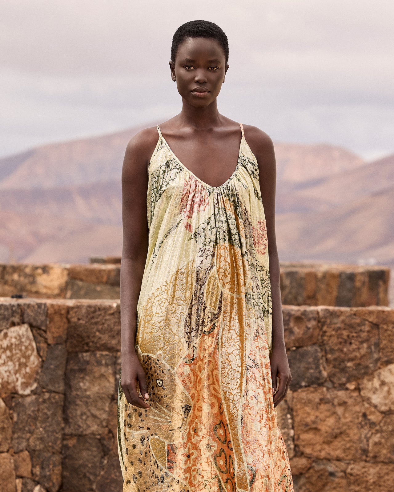 Jasmin Dress -  Yellow - Image 3