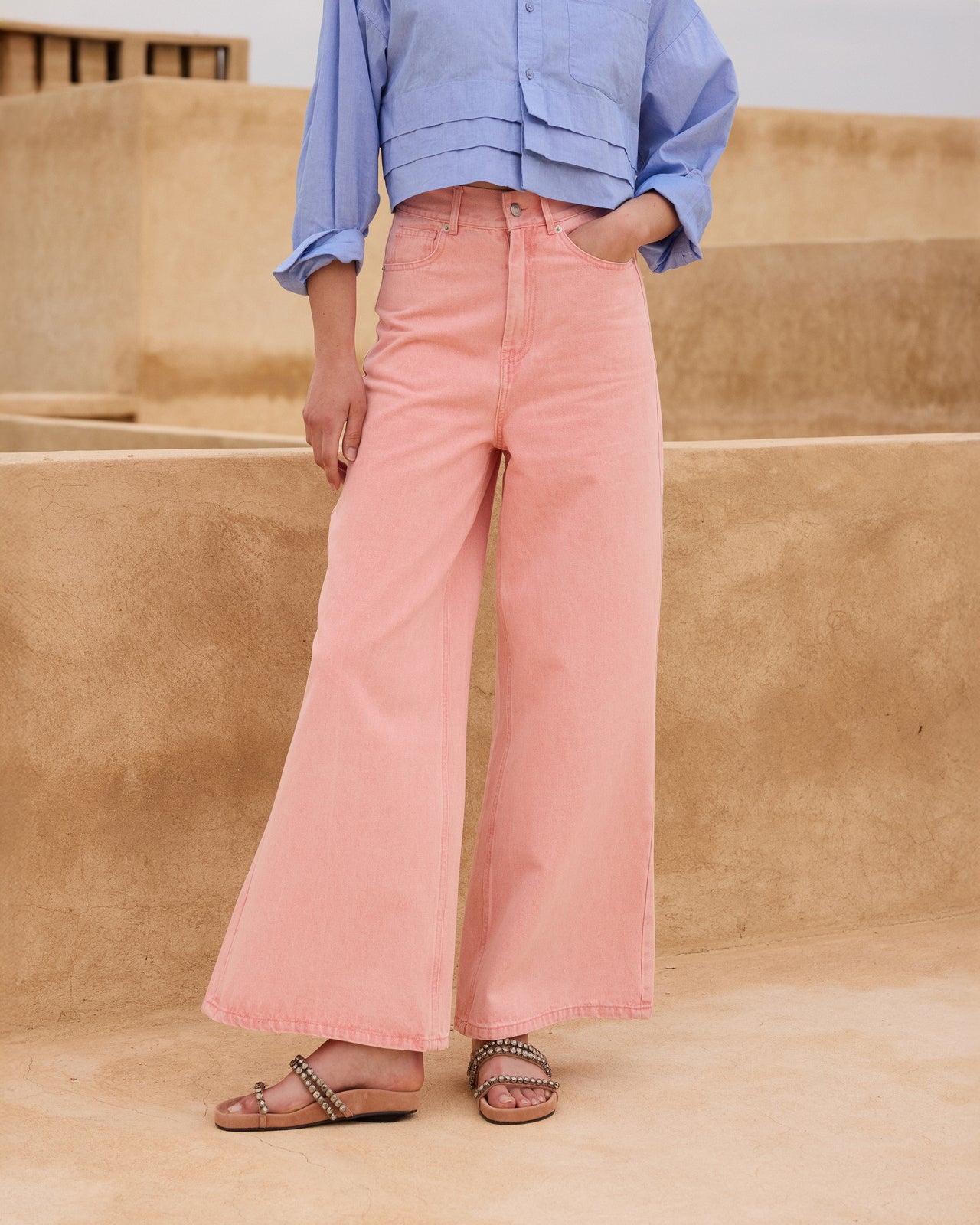 Pantalon Jivi - Rose - Image 3