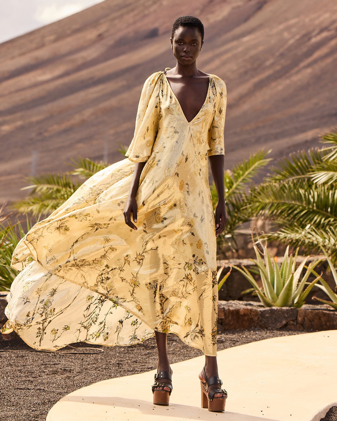 Mes Demoiselles | Julia Dress - Yellow | Floral print Mes Demoiselles | Julia Dress - Yellow | Floral print