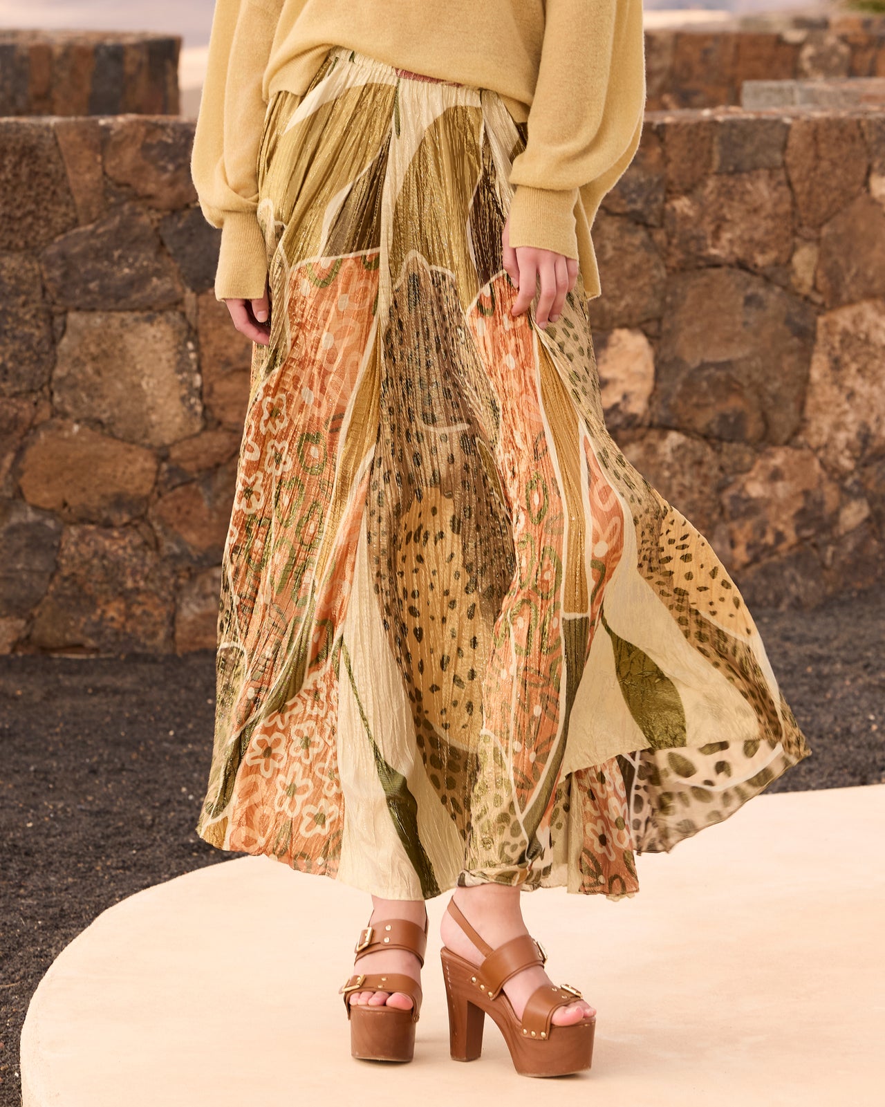 Justy Skirt -  Yellow - Image 3