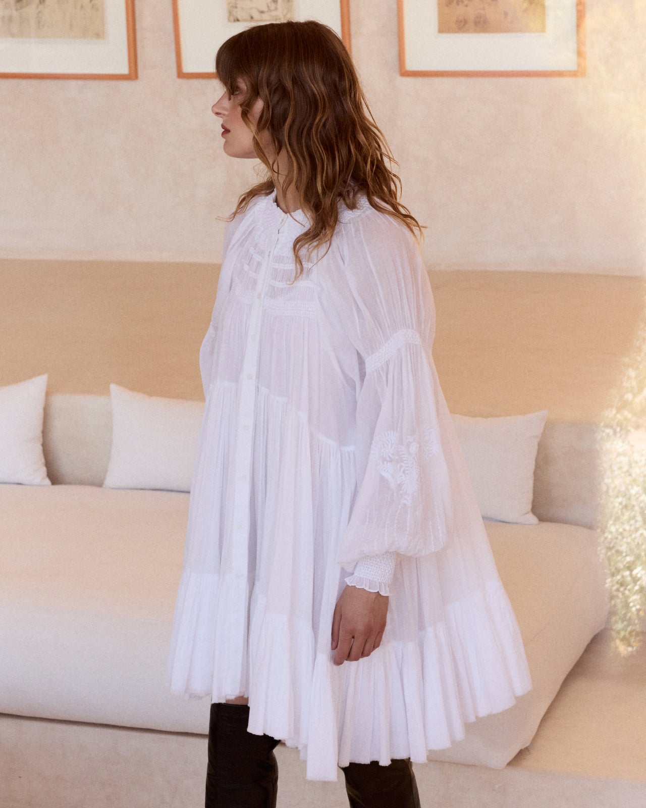 Langelique Dress - White - Image 4