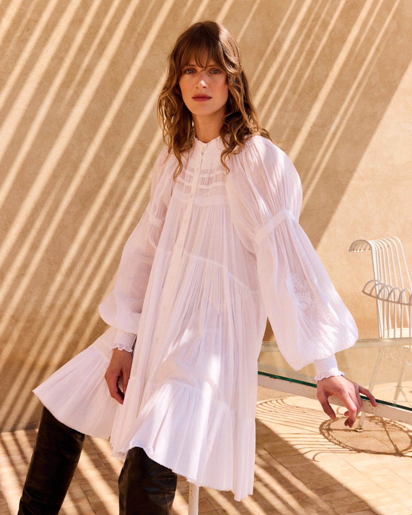 Langelique Dress - White