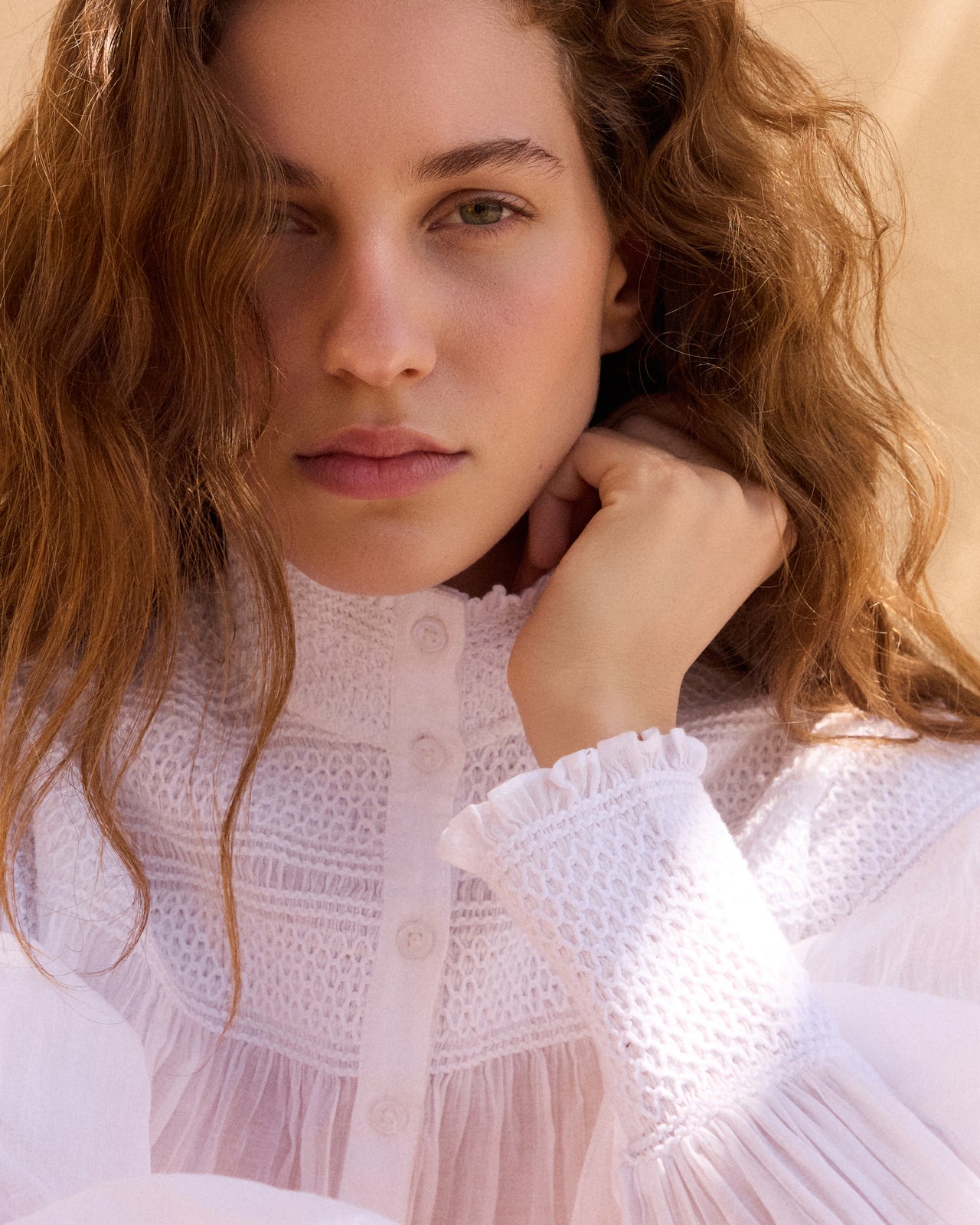 Blouse Le Plessis - Blanc - Image 3