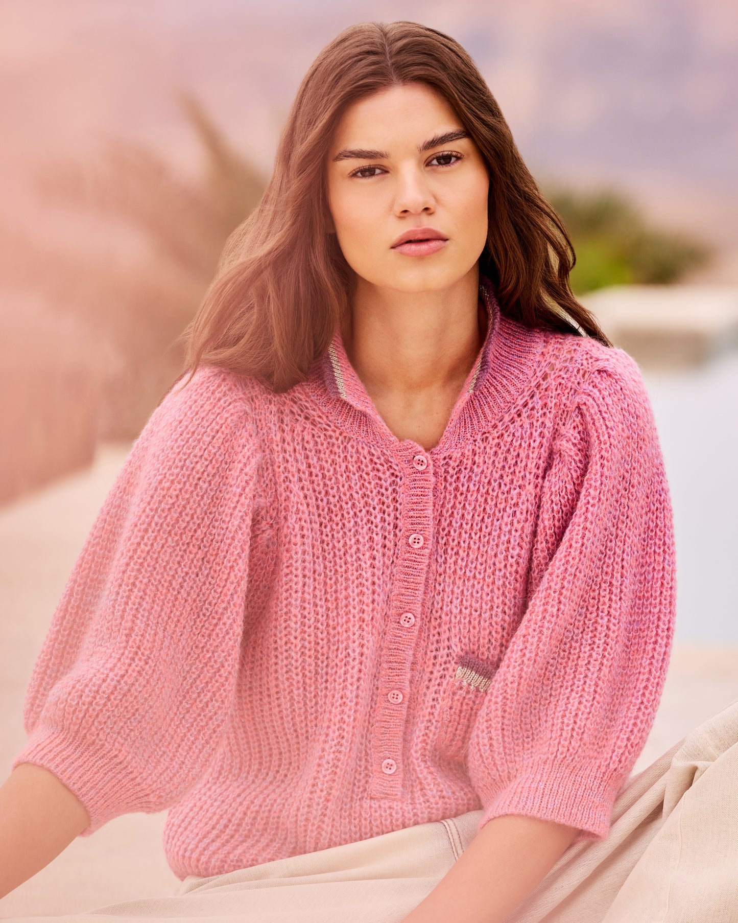 Magan Sweater -  Pink