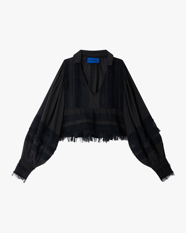 Melody Blouse - Black - Image 1