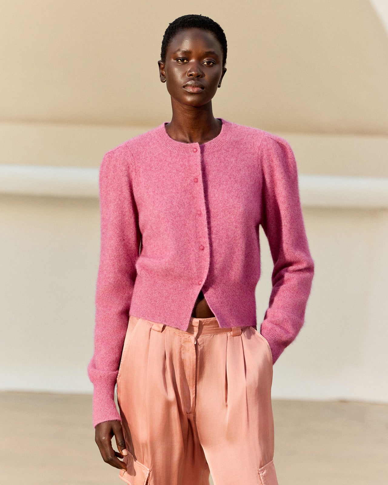 Cardigan Smit - Mauve - Image 3