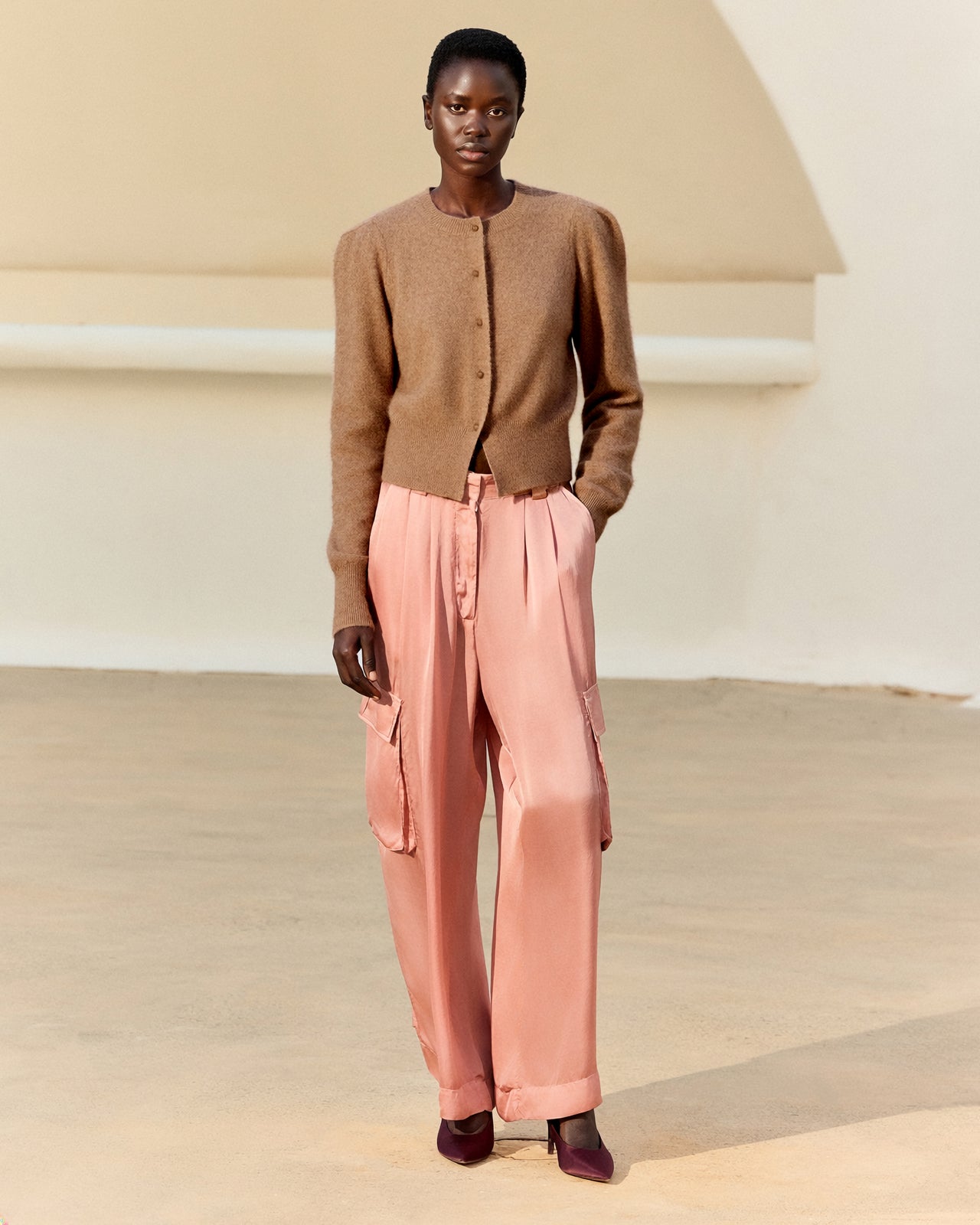 Cardigan Smit - Taupe - Image 5