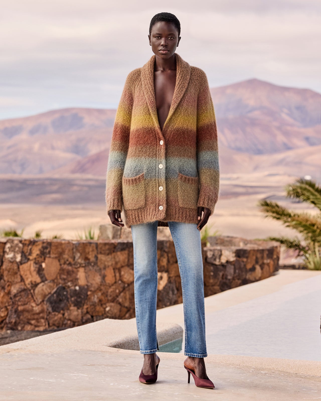 Cardigan Stone - Marron - Image 2